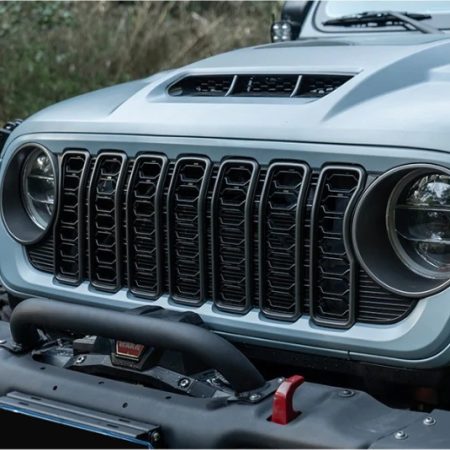 2024+ Style Front Grille – Jeep Wrangler JL/JLU/4XE / Gladiator JT 2018+