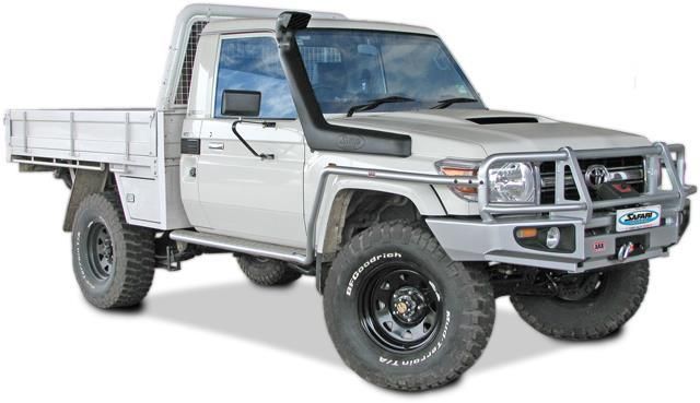 Шнорхел Safari R-SPEC – Toyota Land Cruiser J70 (1984–), J79 (1999–)