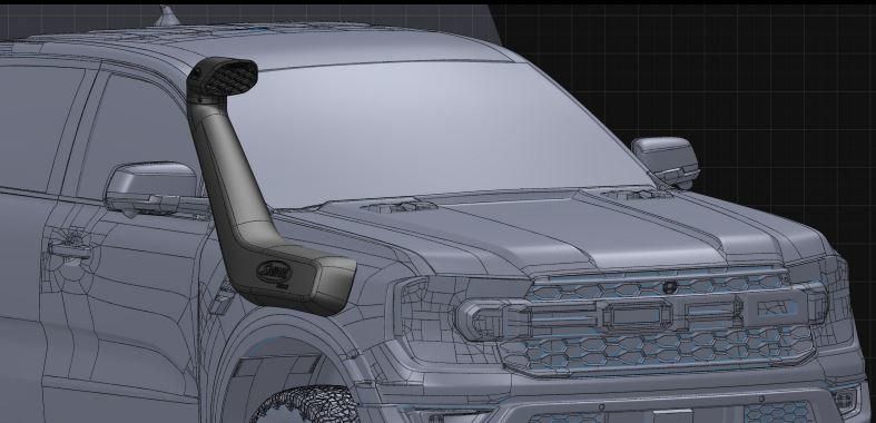 Шнорхел Safari ARMAX – Ford Ranger Raptor T6.2 (2023–), T6(2019–2022)