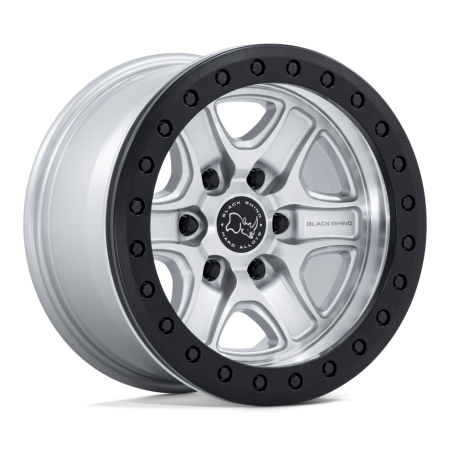 Black Rhino Hard Alloys Echo Trail Lock Beadlock – Хипер сребрист с полирано лице