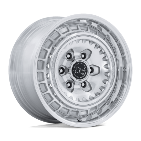 Black Rhino Hard Alloys Bastion – Сребрист гланц с полирано лице и полиран ръб