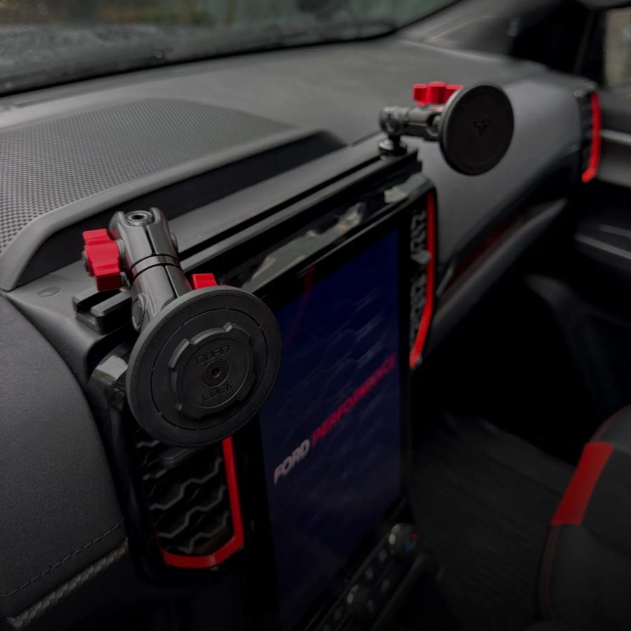 Стойка за табло Tackform Assault Track (Picatinny) с държач по избор – Ford Ranger / Ranger Raptor (2024+)