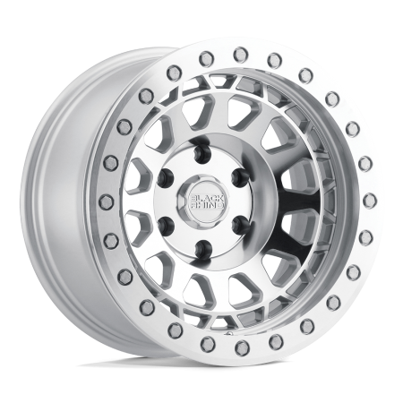 Black Rhino Hard Alloys Primm – Сребрист с огледално лице и полиран пръстен