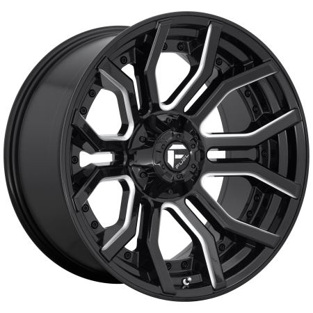 Fuel 1PC Rage – Gloss Black with Milled Accents