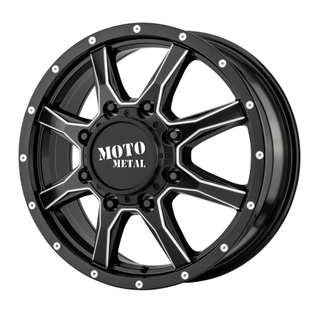 Moto Metal Mo995 – Satin Black with Milled Accents