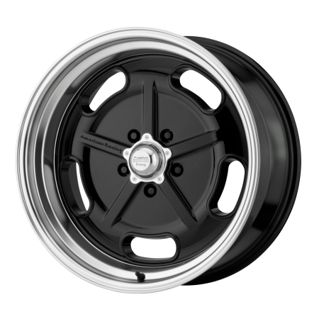 American Racing Vintage Salt Flat – Черен гланц с диамантено обработен ръб
