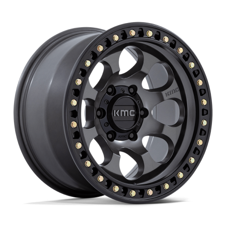 KMC Riot Sbl – Anthracite with Satin Black Lip