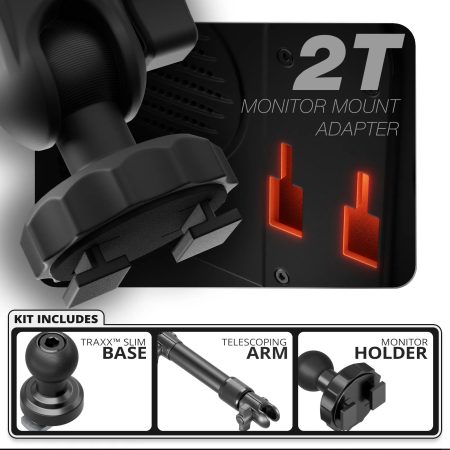 Тунер 2T (Dual-T) Tackform – основа Slim Track – телескопично рамо 7.5"–9.25"