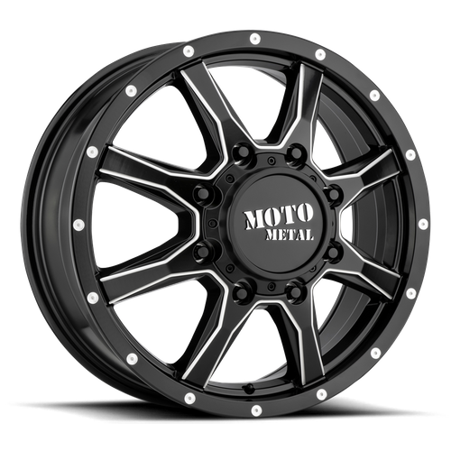Moto Metal Mo995 – Satin Black with Milled Accents